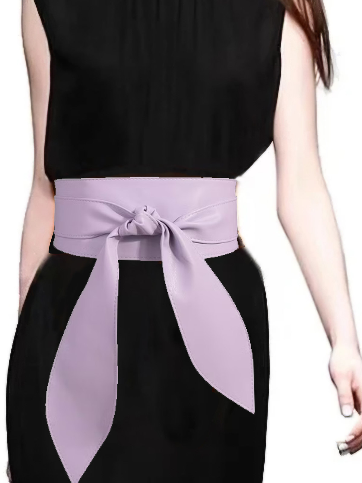 Obi belt in lavender